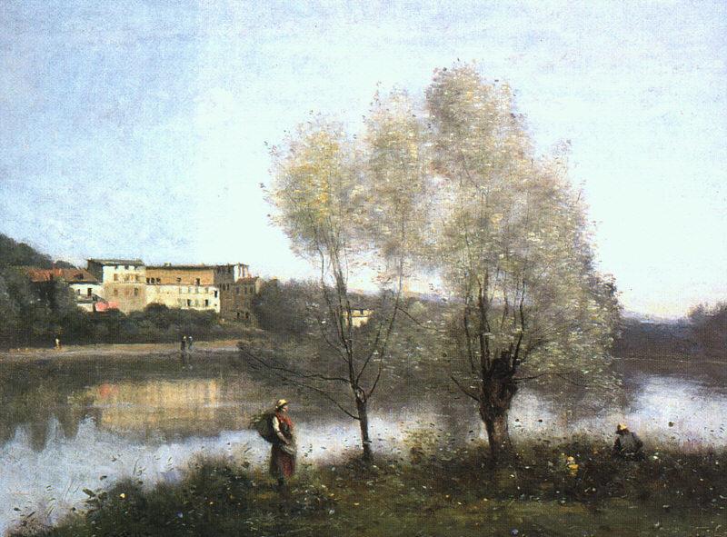  Jean Baptiste Camille  Corot Ville d'Avray France oil painting art